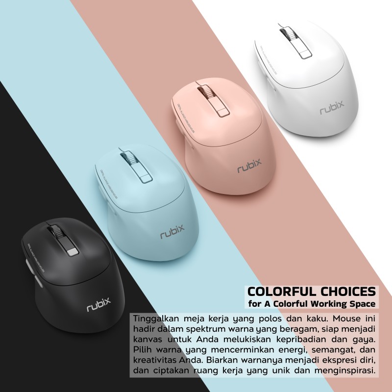 Mouse Office Digital Alliance Rubix M102 Wireless Silent Click