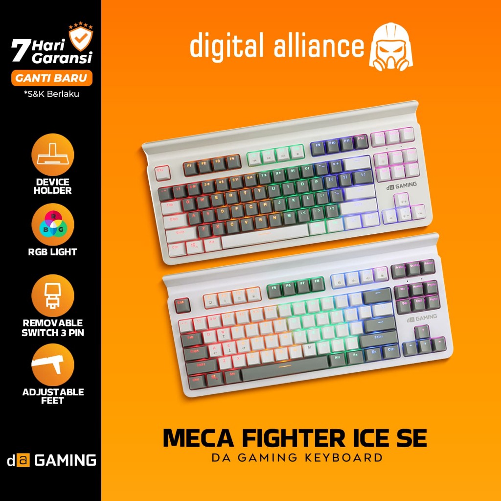 Keyboard Gaming Digital Alliance TKL SE Mechanical Meca Fighter Ice